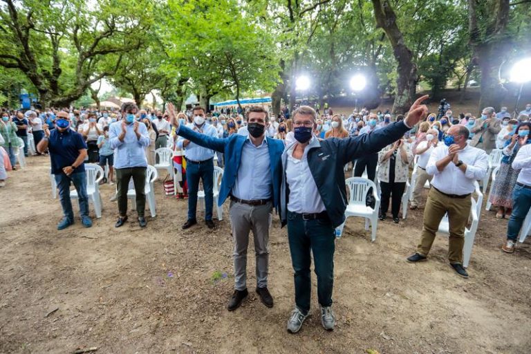 Casado anuncia que en Galicia, territorio que el «PSOE da por perdido», se iniciarán las leyes de su «gobierno»