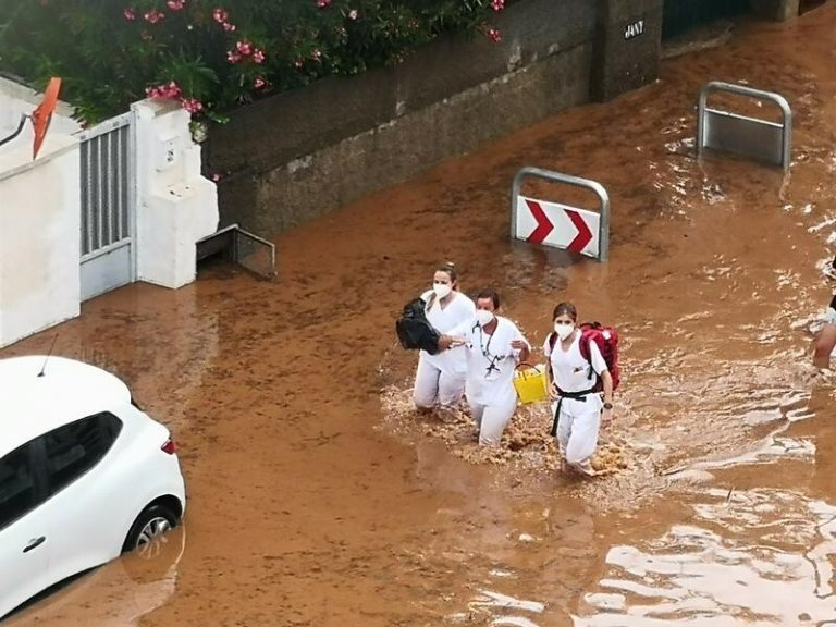 Puig destaca la «imagen de solidaridad» de sanitarios en Benicàssim tras lluvia torrencial: «Siempre al pie del cañón»