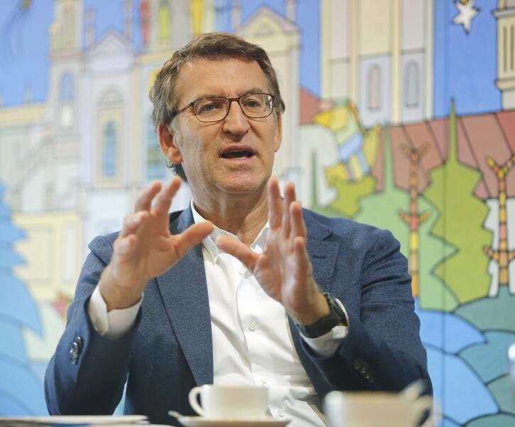 Feijóo denuncia la «irresponsabilidad» y el riesgo ambiental por el vaciado en el Miño-Sil