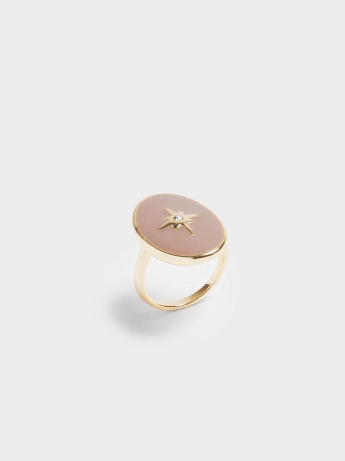 Anillo Sello Con Estrella