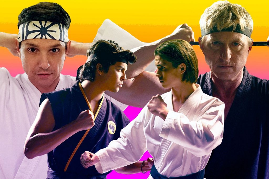 Ralph Maccio y William Zabka, protagonistas de Karate Kide, en la serie Cobra Kai  