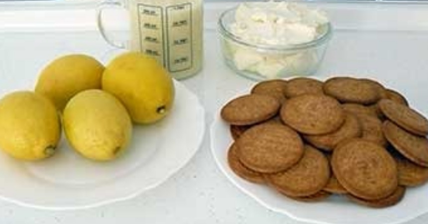 Cómo Preparar En Cinco Minutos Una Tarta De Limón Fría