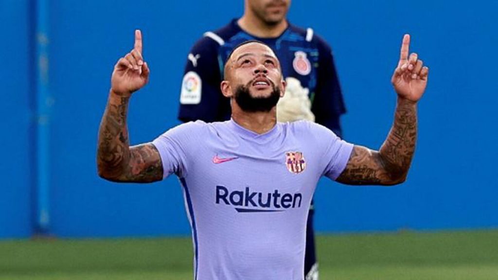 Depay Laliga Barca