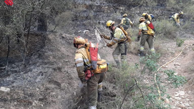 La alcaldesa de Azuébar tras sobrevolar la zona: «Las imágenes son muy duras»