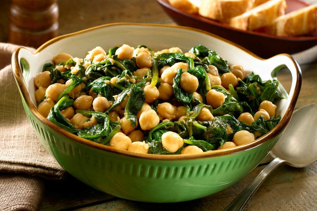 Espinacas Con Garbanzos