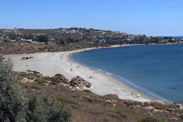 En Un Sector De Andalucía En Cádiz: Playa Del Cabrero