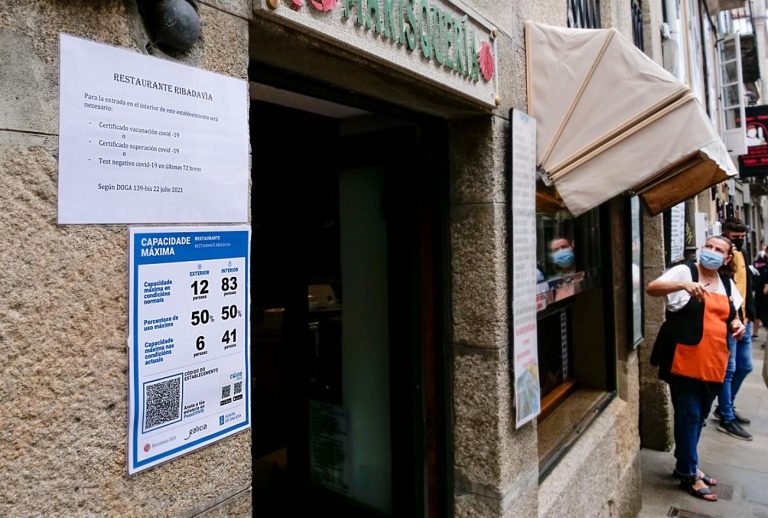 Los hosteleros piden a la Justicia que declare nulas las nuevas restricciones de la Xunta