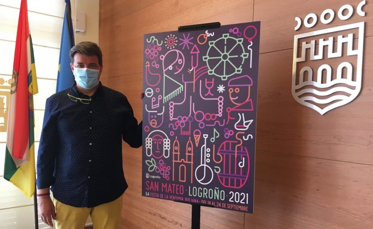 ‘Mateo vino y a ti también te esperamos’, cartel anunciador de las fiestas de San Mateo 2021