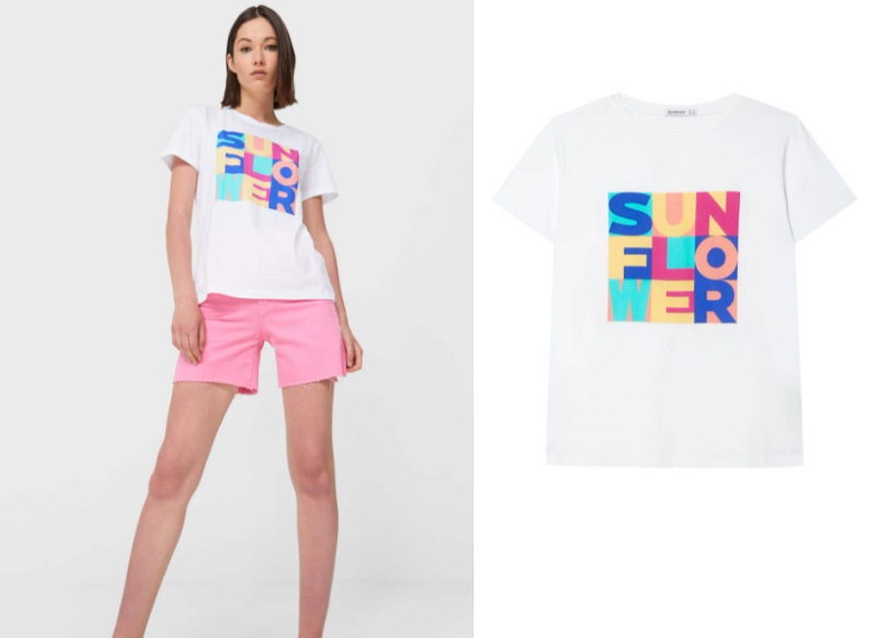 Stradivarius camisetas on sale rebajas