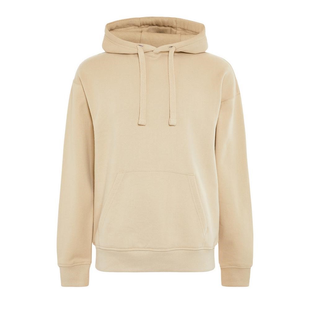 Sudadera Color Crudo Con Capucha Elevated Essentials