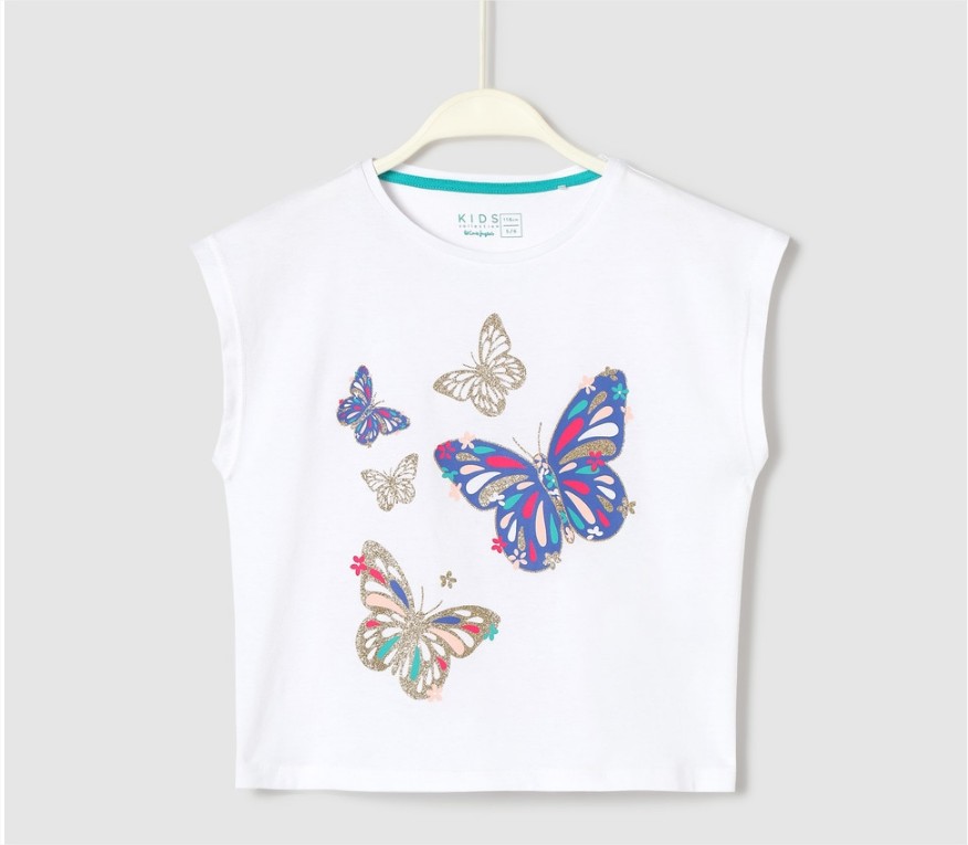 Camiseta Mariposas Niña El Corte Ingles