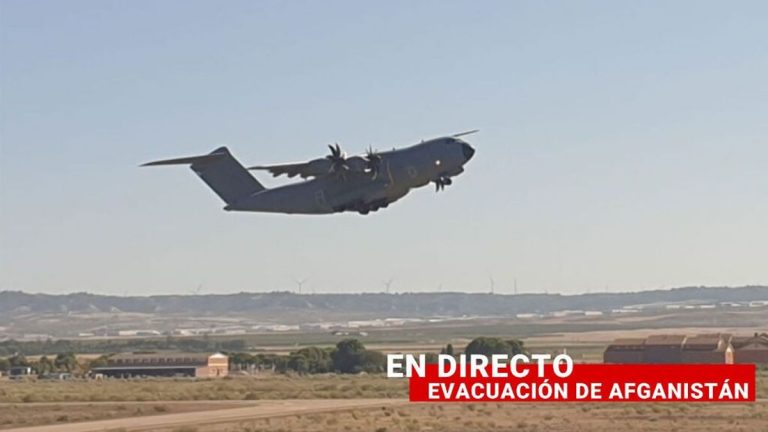 Este martes llegan a España 390 personas en tres aviones procedentes de Afganistán