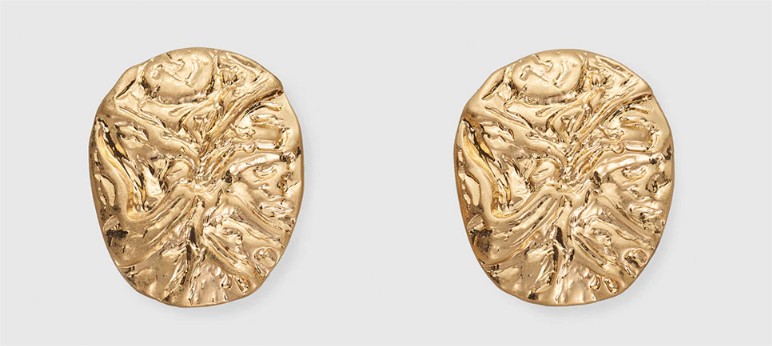 pendientes dorados