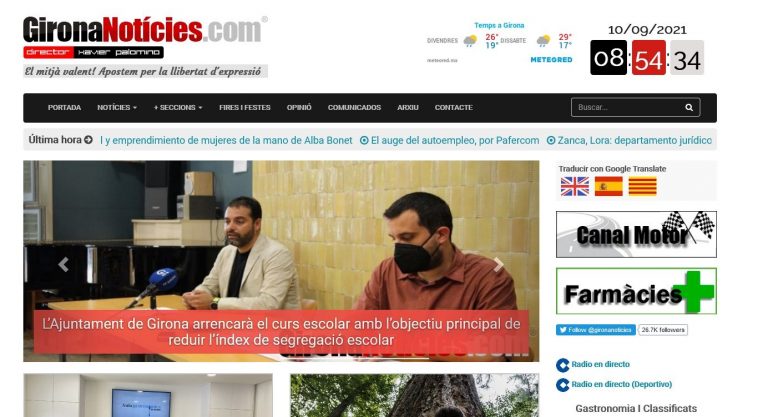 El portal Girona Noticias cumple 16 años mirando a nuevos horizontes