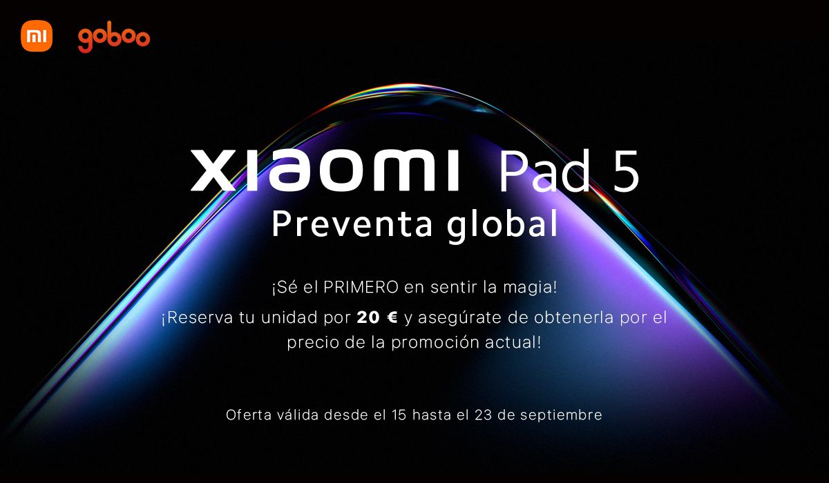 Xiaomi Pad 5 debuta a nivel internacional con una preventa en exclusiva en Goboo