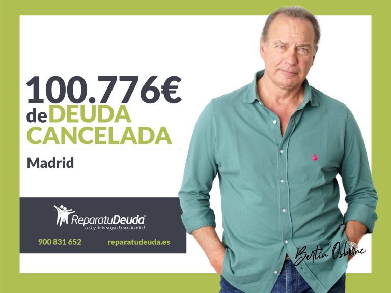 Repara tu Deuda Abogados cancela 100.776€ a un matrimonio de Madrid con la Ley de Segunda Oportunidad