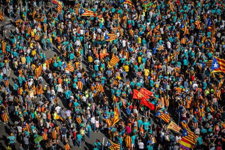 El independentismo se moviliza este sábado por la Diada con la vista puesta en la mesa de diálogo