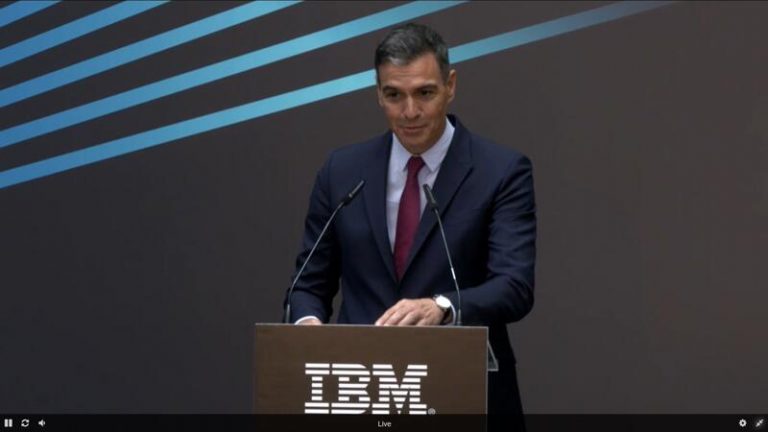 Sánchez tilda de «transformadora» la creación de una región cloud de IBM en España