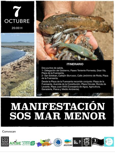 Pacto por el Mar Menor hace un llamamiento a la sociedad para que se sume a la campaña de firmas