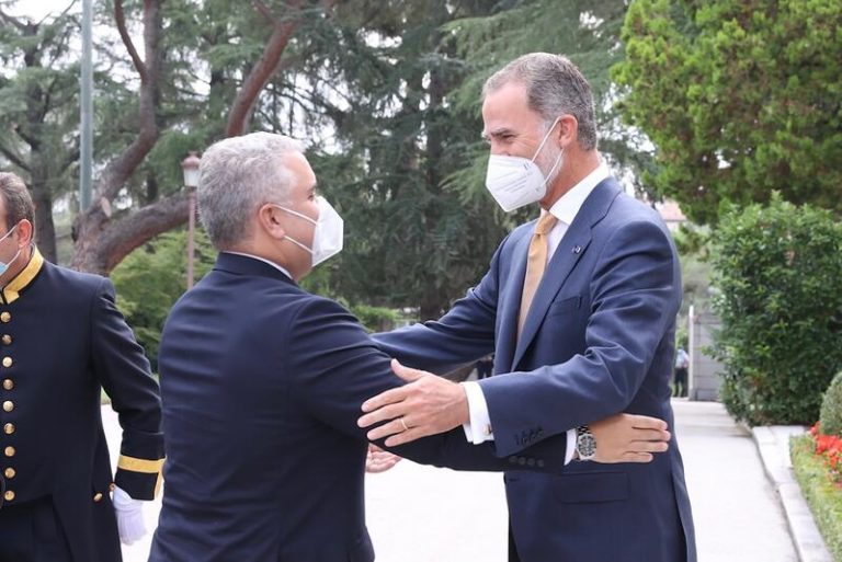 El Rey reivindica ante Duque el «pasado común» que define tanto a España como a Colombia