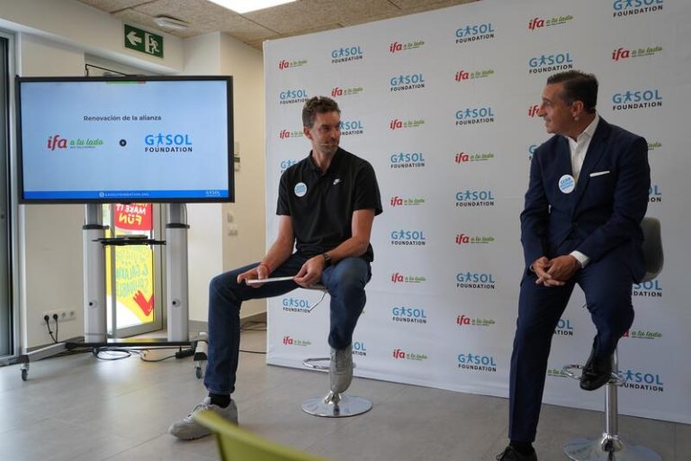 La Gasol Foundation y el Grupo IFA renuevan su alianza contra la obesidad infantil