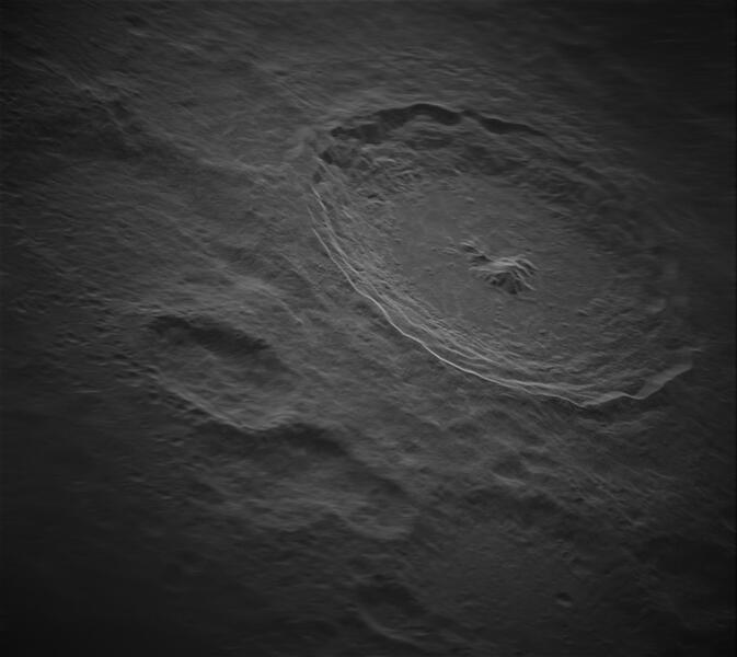 Captan una nueva imagen de alta resolución del cráter Tycho en la Luna