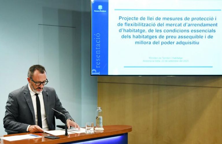 El Gobierno de Andorra aprueba la prórroga forzosa de los alquileres en 2022
