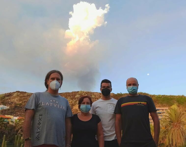Científicos de la UGR se trasladan a La Palma para el seguimiento de la erupción
