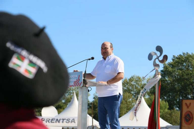 PNV celebra el Alderdi Eguna con un sobrio acto centrado en su liderazgo
