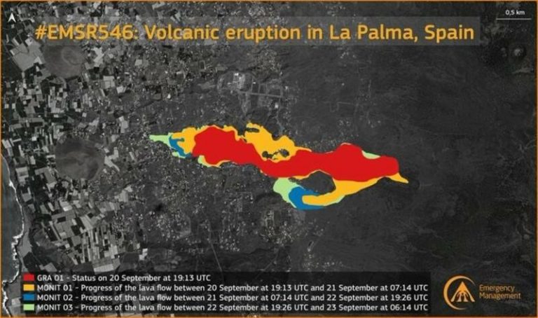 La lava del volcán de ‘Cumbre Vieja’ ha destrozado 390 edificaciones