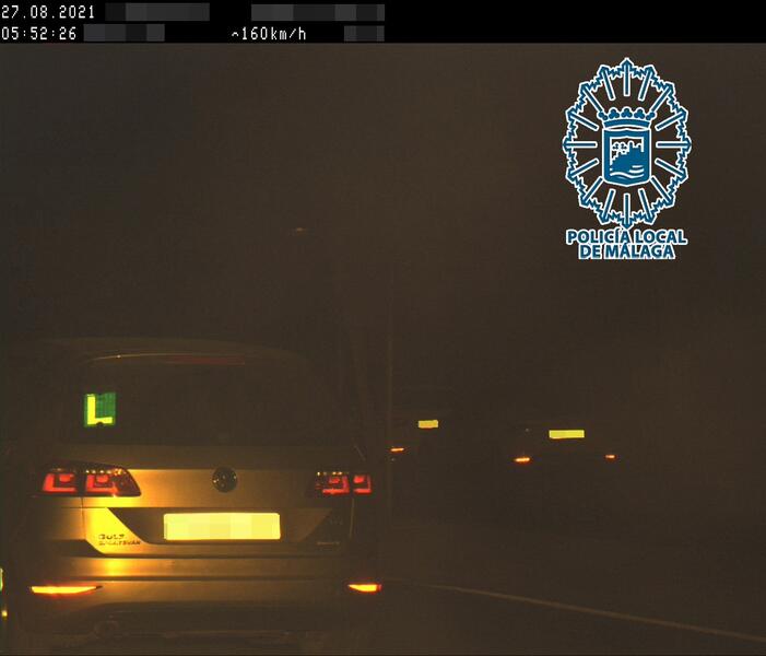 Detenido en Málaga por conducir sin carné, a gran velocidad y bajo efectos de varias drogas