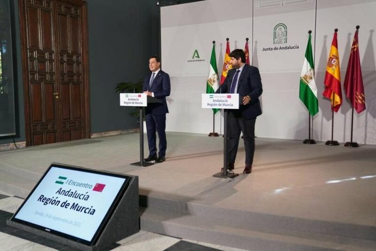 Moreno y López Miras cierran filas en torno al «liderazgo» de Casado como alternativa a Sánchez