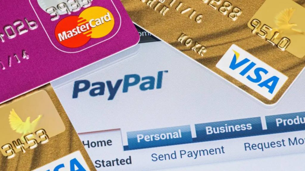 PayPal y tarjetas de crédito 