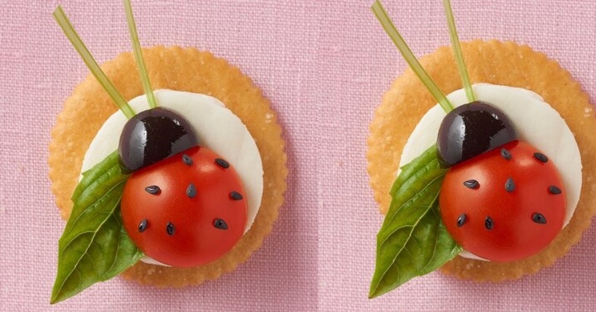 Así puedes hacer pasar unos tomates cherry por mariquitas