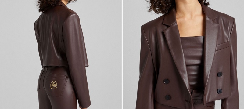 Esta blazer de piel de Bershka por 25,99 euros es el pelotazo del otoño