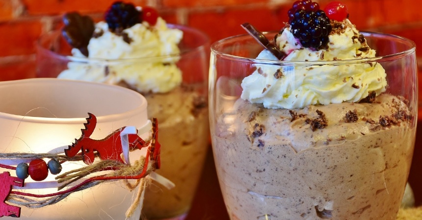 Cómo hacer una mousse de queso y café en un minuto