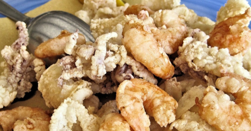 Calamares Y Camarones Fritos