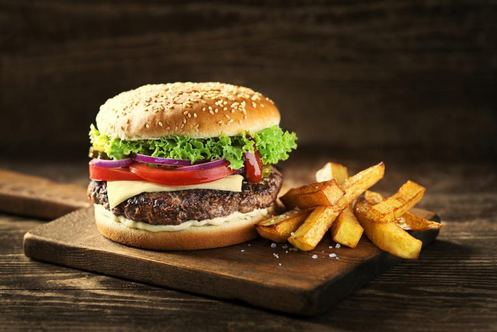 Hamburgesa Lechuga