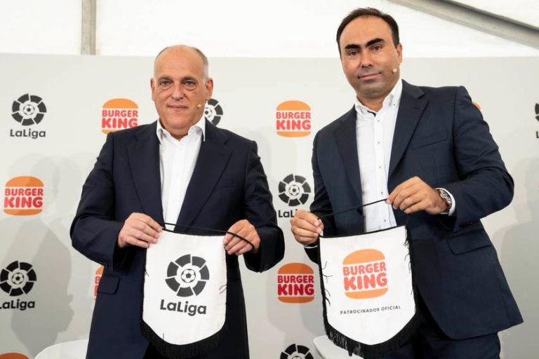 LaLiga y Burger King unen fuerzas hasta 2024 en busca de «mejorar la experiencia» de los aficionados