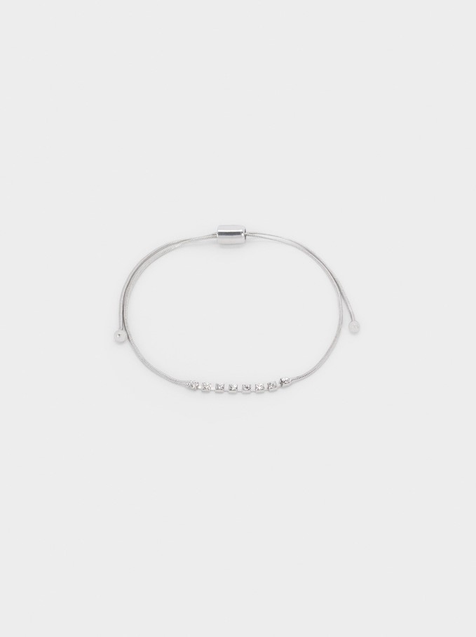 PULSERA AJUSTABLE CON CRISTALES