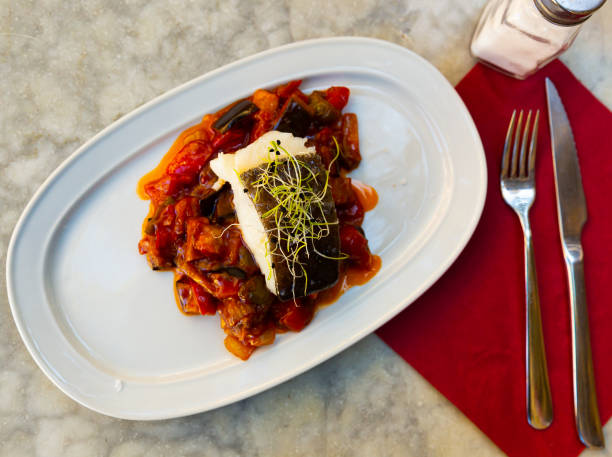 Perfecto Bacalao Con Tomate