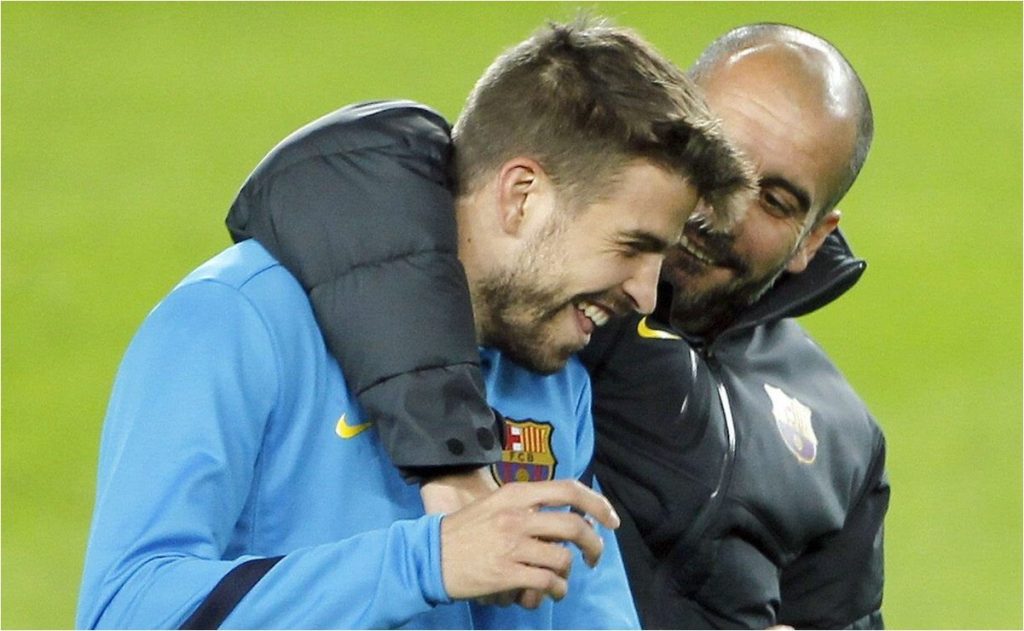 Pique Guardiola 2
