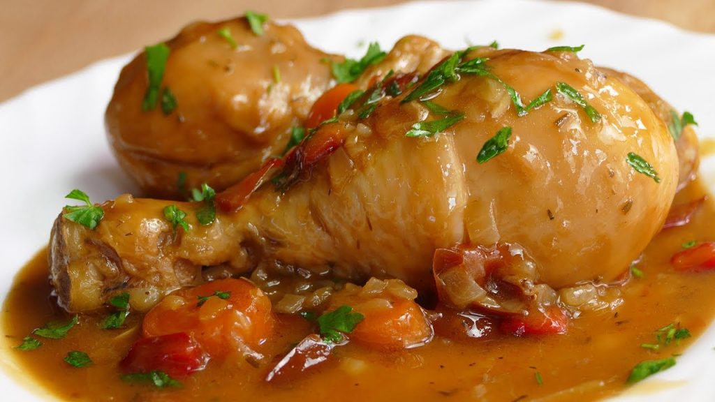 Plato Pollo A La Cerveza