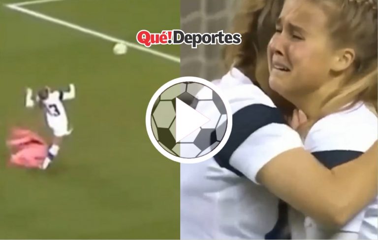 Le puso la cara al gol, literalmente