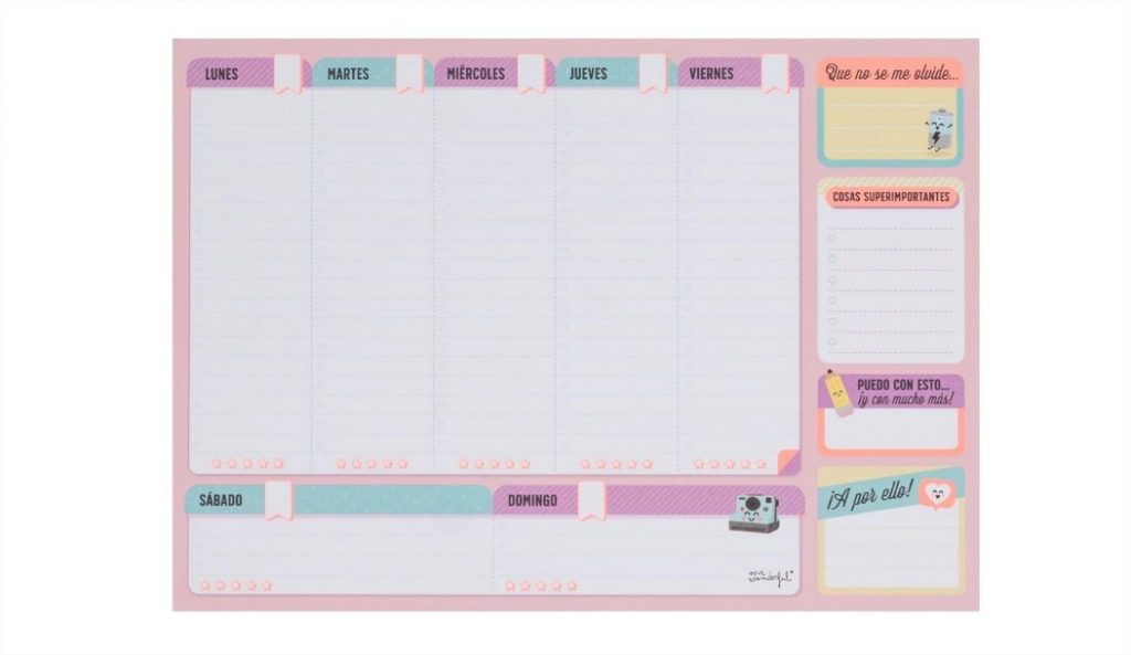 Organizador Semanal