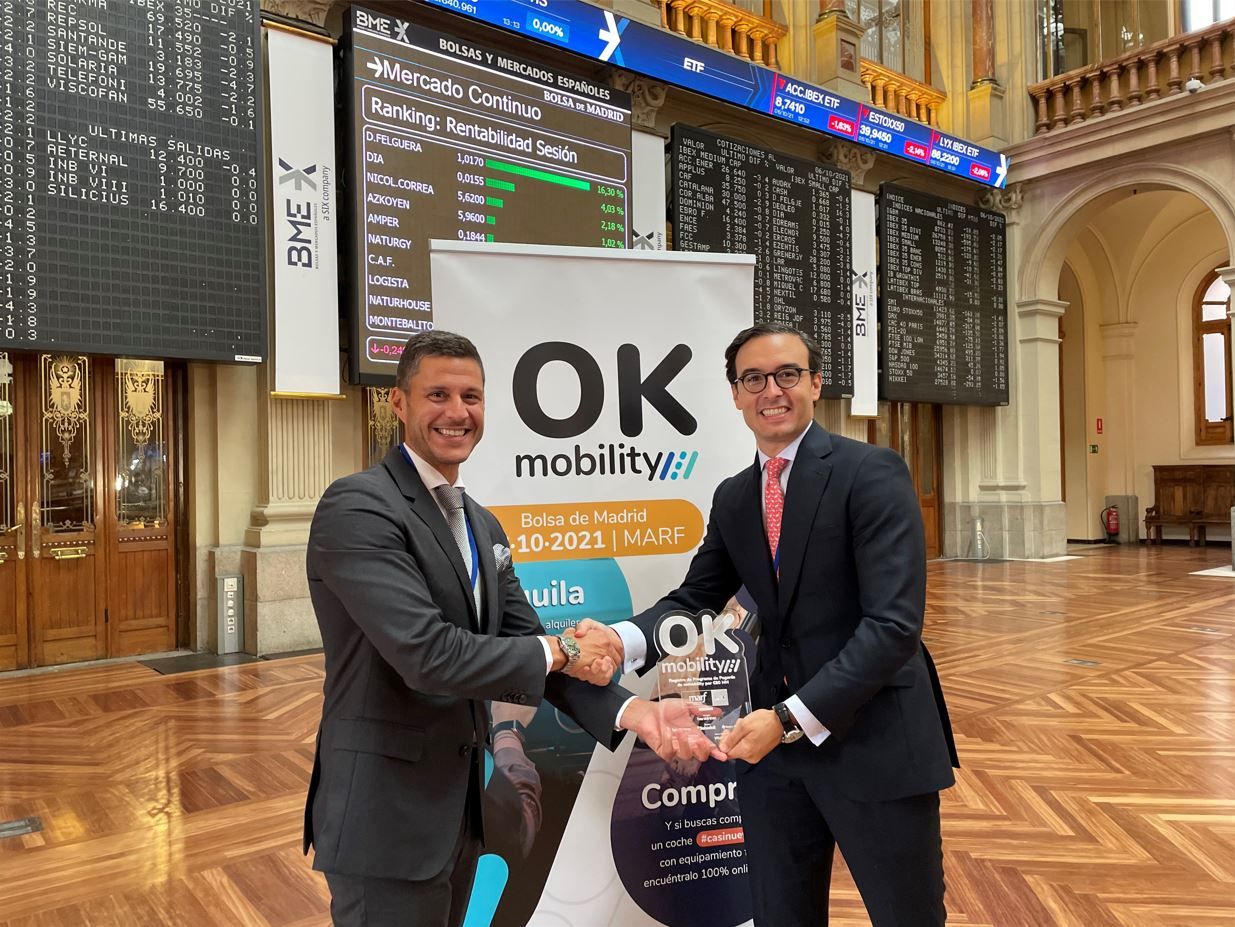 1633593788 Othman Ktiri Ceo De Ok Mobility Y Alfonso Pastor Director De Mercado De Capitales De Bankinter