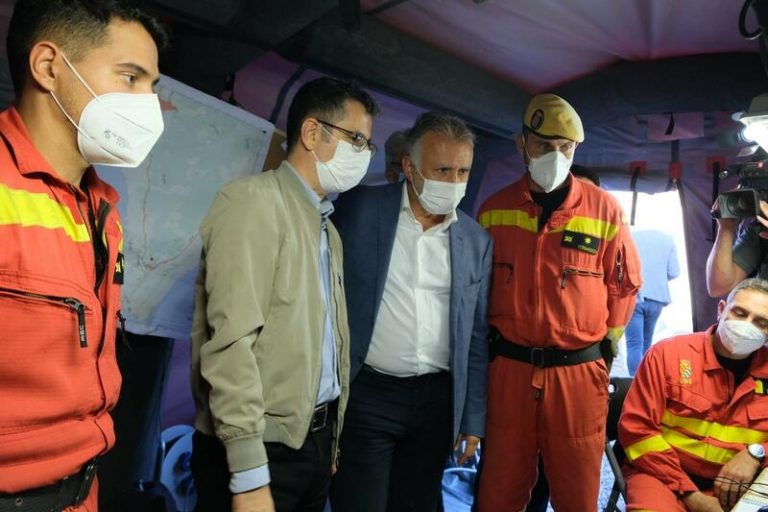 Bolaños garantiza el «compromiso absoluto» del Estado con La Palma