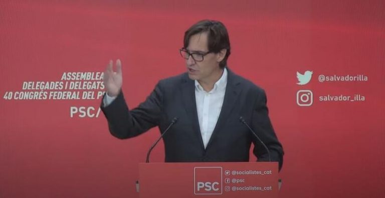 Illa acusa al Govern de «no estar a la altura» y erige al PSC como alternativa