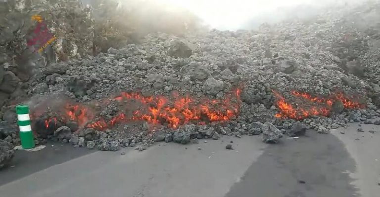 El Pevolca continúa la intensa monitorización del curso de las coladas en La Laguna
