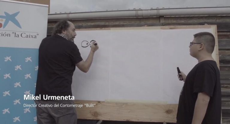 Mikel Urmeneta, Juan Ramón Lucas y Mariló Montero apadrinan con CaixaBank el cortometraje ‘Bulit’